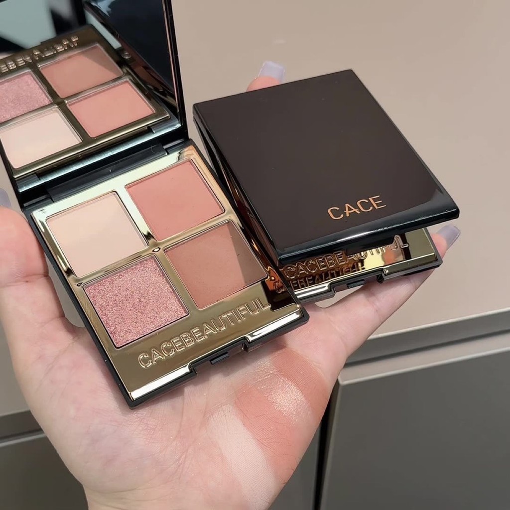 CACE พาเลทอายแชโดว์ อายแชโดว์ชิมเมอร์ พาเลทแต่งตาเนื้อแมท เนื้อใยไหม ประกายชิมเมอร์ กันน้ำ ติดทน