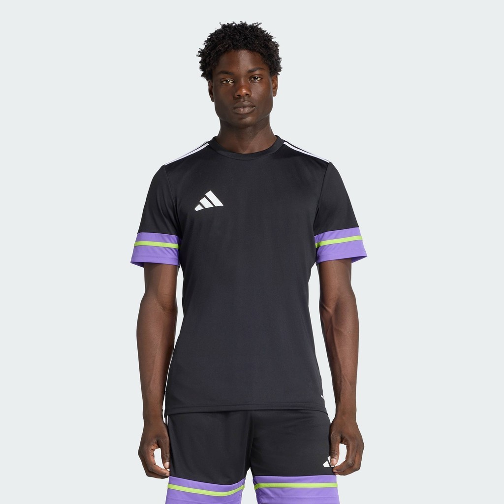 adidas ฟุตบอล เสื้อฟุตบอล Squadra 25 ผู้ชาย สีดำ JW5186