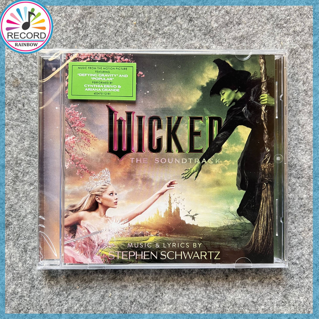 Stephen Schwartz Wicked Ariana Grande The Soundtrack 2024 Original CD Album [Sealed] Brand New OTSET