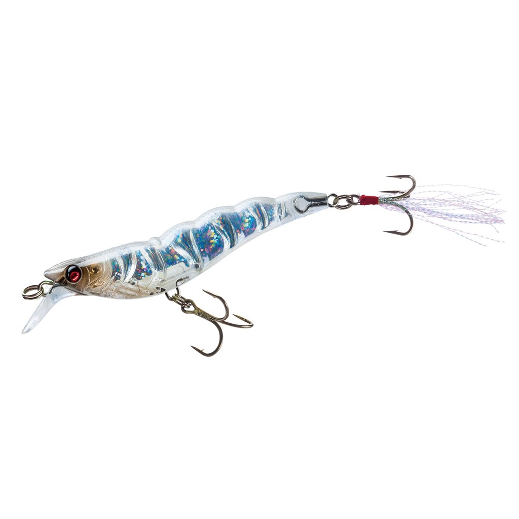 YO-ZURI Crystal 3D Shrimp SS 70mm/90mm Jerkbait Saltwater Lure Series