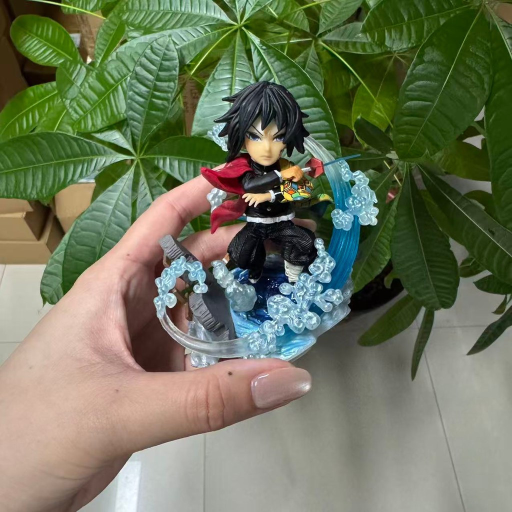 10cm Anime Demon Slayer Kimetsu no Yaiba Tomioka Giyuu PVC Figure Model