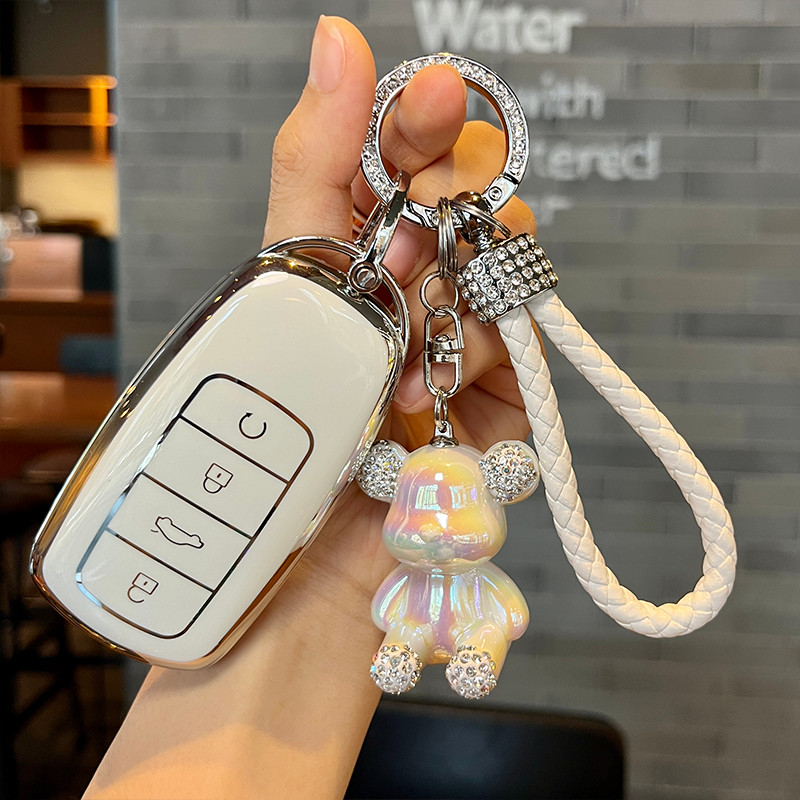 Chery TPU สําหรับ JAECOO 7 Tiggo 8pro/7pro C5 EV Omoda 5/E5 พวงกุญแจอุปกรณ์เสริมในรถยนต์