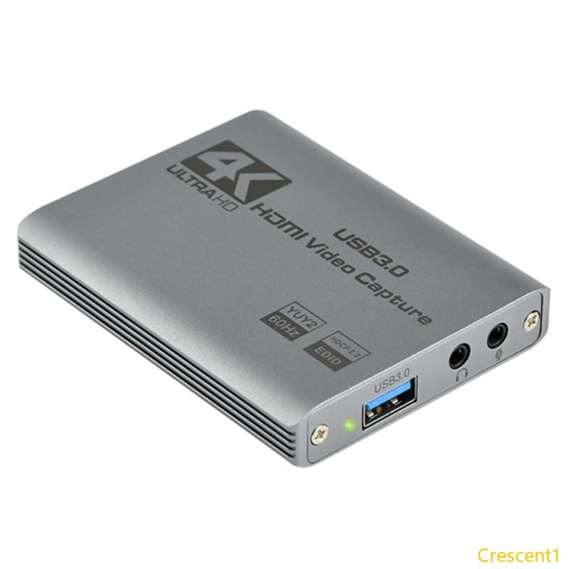 Crescent1 USB 3 0 ถึง HDTV Video Capture Card Video Converters Capture Adapter Card Video Grabbers ส