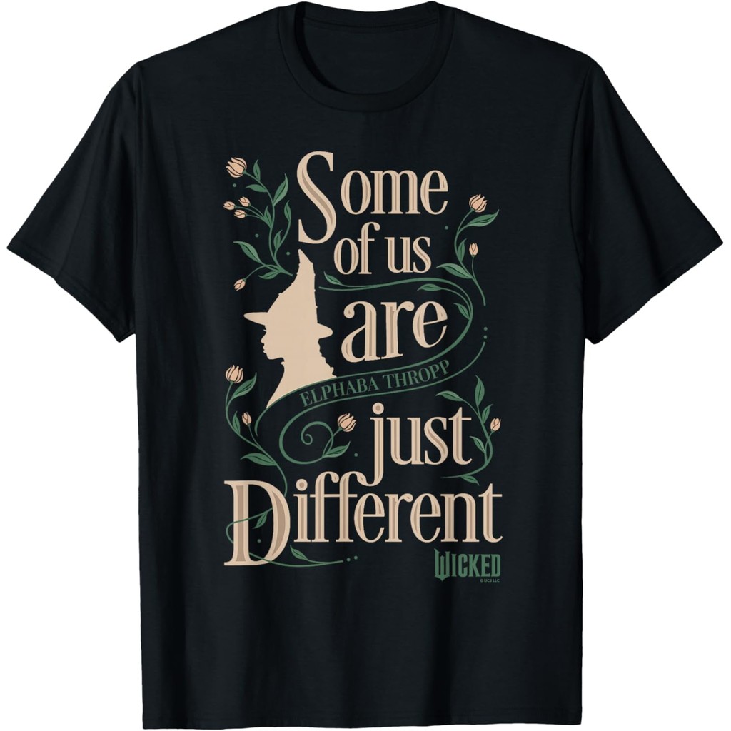 Wicked Some Of Us Are Just Different Elphaba Thrip T-Shirt-productor-mockup