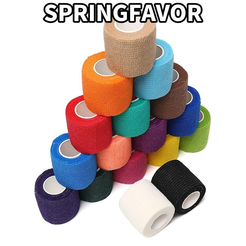 SPRINGFAVOR ผ้าพันแผลยืดหยุ่น,อุปกรณ์สักแบบยืดหยุ่นปาล์ม/ข้อมือเทปห่อกีฬา,Elastoplast Breathable Sel