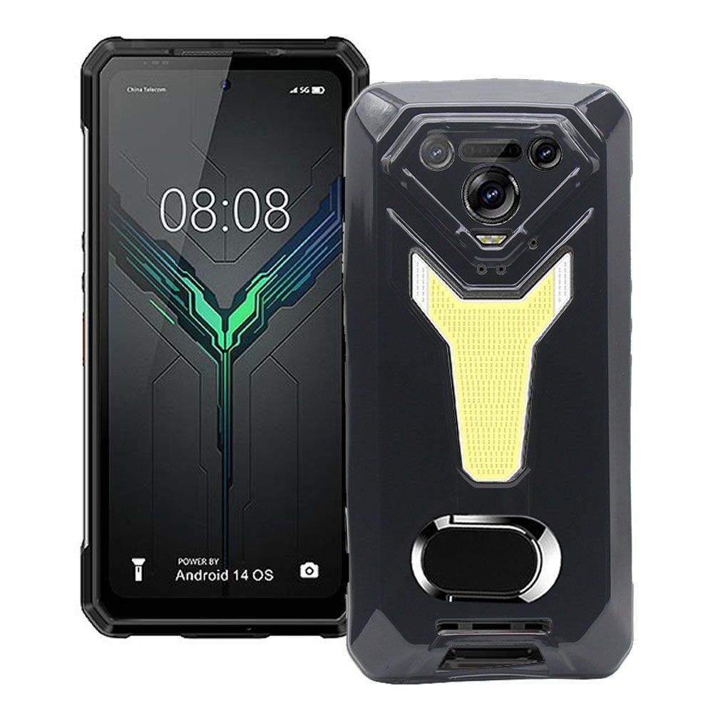 เหมาะสําหรับ Ulefone Armor 34 Pro เคสโทรศัพท์ซิลิโคนนุ่มแหวนช่องปากสไตล์ฟิล์มนิรภัย TPU Case
