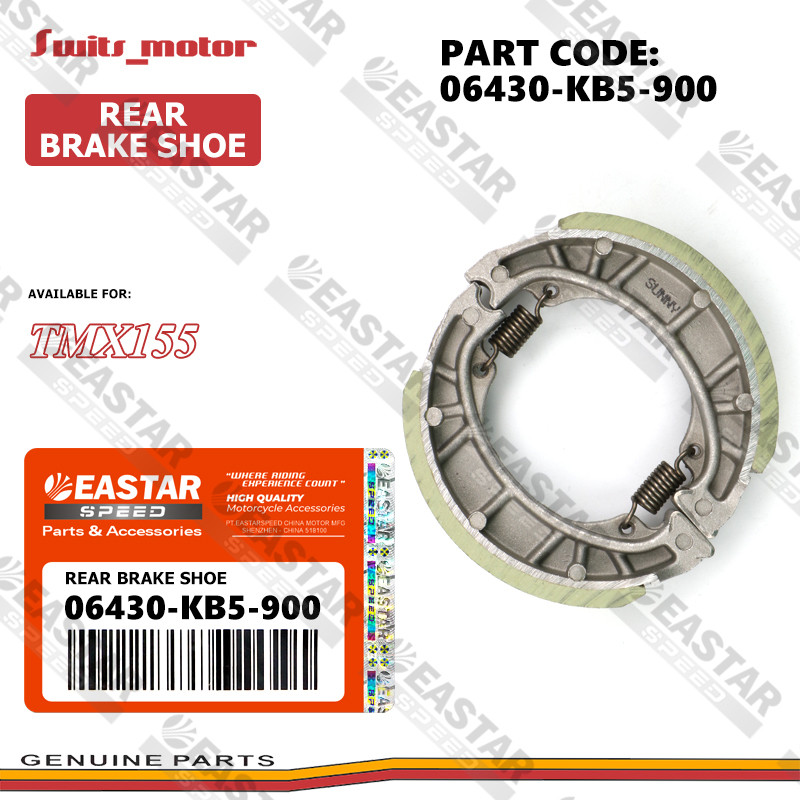 TMX155 ผ้าเบรคหลัง 06430-KB5-900