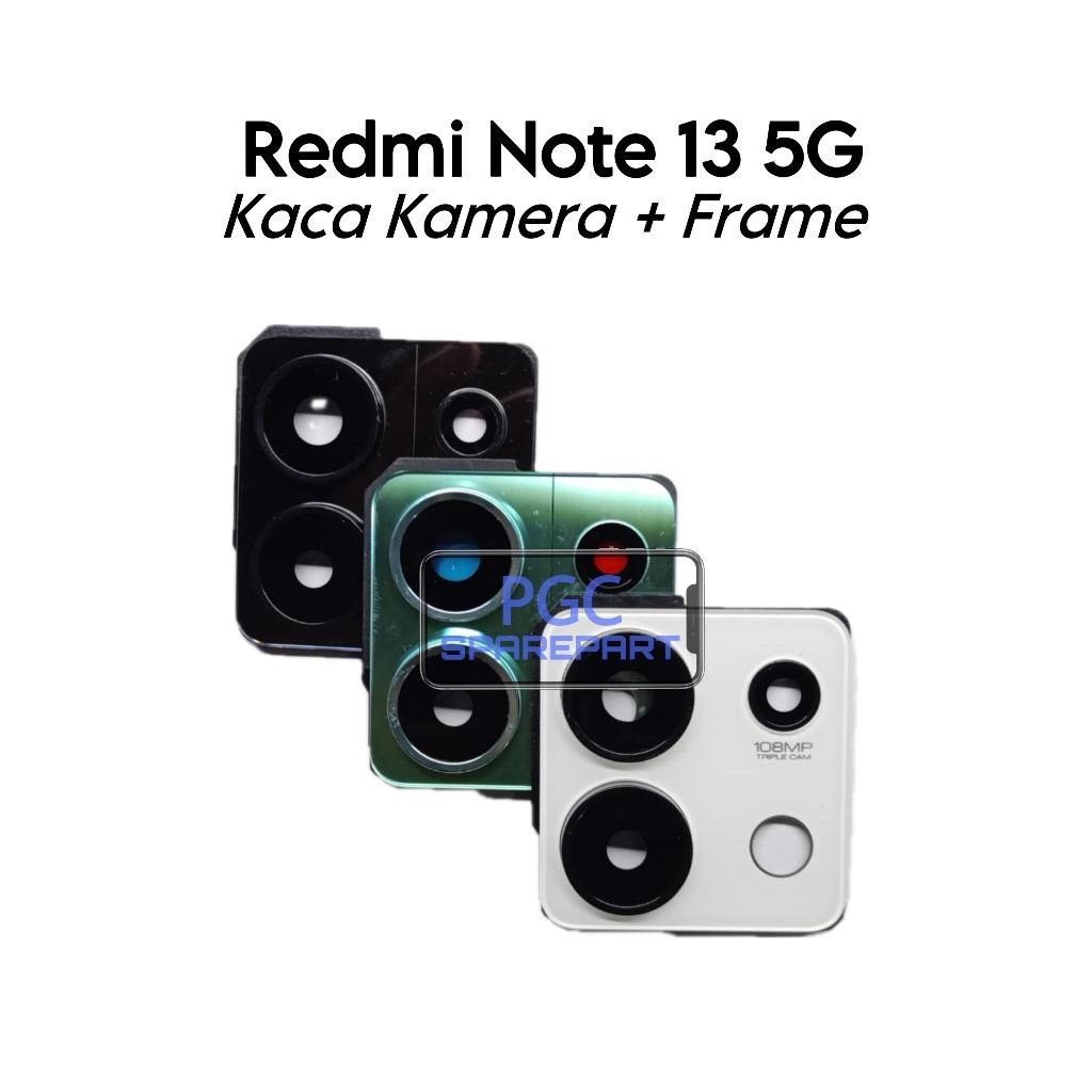 กระจกเลนส์กล้องหลัง Fullset Redmi Note 13 5G / 2312DRAABG / 2312DRAABI