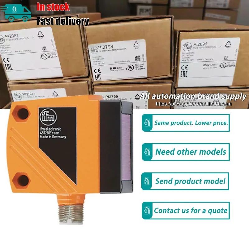 ยี่ห้อ-ใหม่ O1D100 IFM เซ็นเซอร์วัดระยะทางเลเซอร์อิเล็กทรอนิกส์ O1D100 O1DLF3KG/IO-LINK