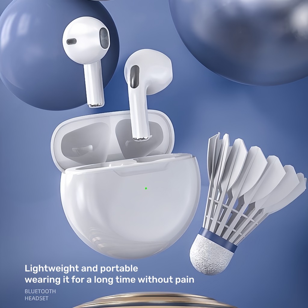Pro6 ในหู ปลั๊กหูไร้สายบลูทู ธ, โทรไมโครโฟน, เอฟเฟกต์เสียงรอบตัว panoramic, เข้ากันได้กับระบบโทรศัพท์มือถือหลาย