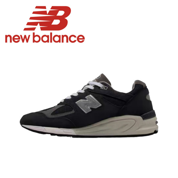 ของแท้ 100% New Balance 990 NB990 M990NB2 Black รองเท้าผ้าใบสำหรับผู้ชาย และผู้หญิง