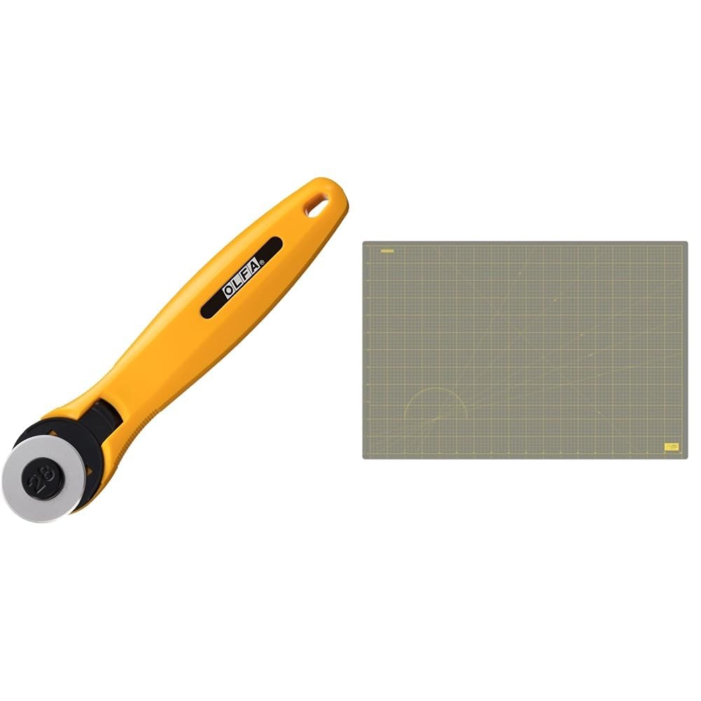 OLFA Rotary Cutter Set - LL Model and 28mm Circular Blade Cutter