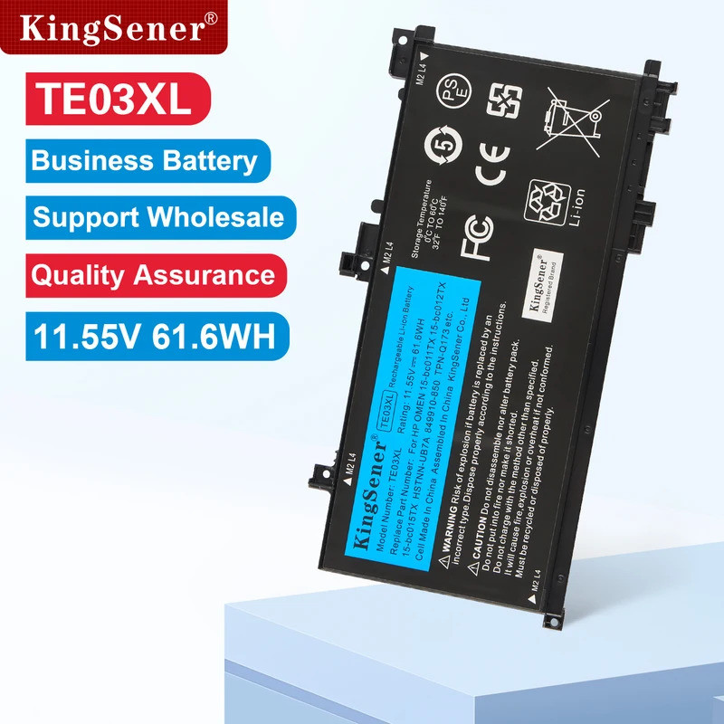 KingSener TE03XL แบตเตอรี่แล็ปท็อปสําหรับ HP OMEN 15-bc011TX 15-bc012TX 15-bc013TX 15-AX015TX AX017T