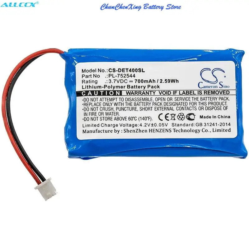 CS 700mAh แบตเตอรี่ปลอกคอสุนัขสําหรับ Eductor Transmittersn (ET-400,ET-402,ET-800,ET-802,EZ-900,EZ-9