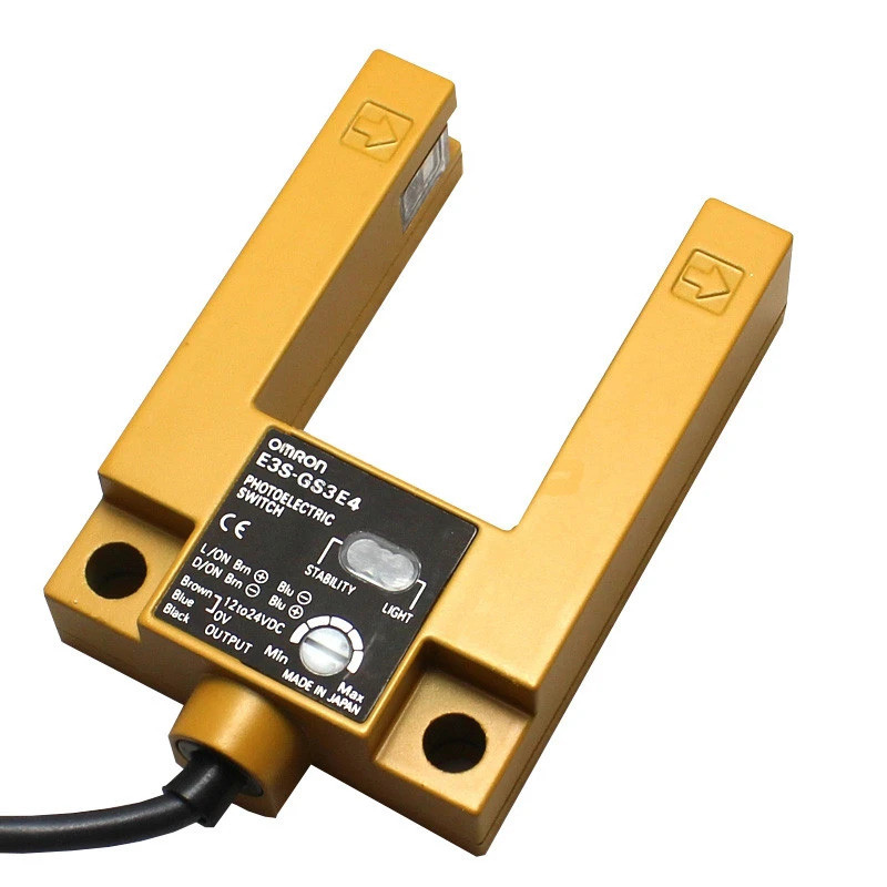 ชิ้นส่วนลิฟต์ U-type Photoelectric Switch E3S-GS3E4 E3S-GS3B4 E3S-GS30E4 อุปกรณ์ยก H