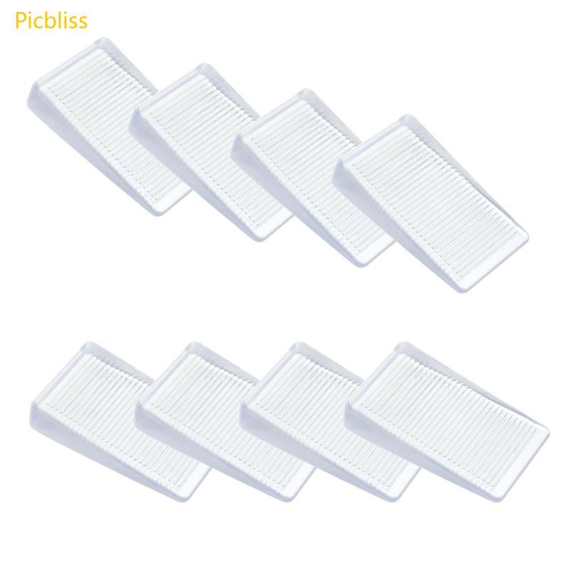 Picbliss 8Lots Home Office ประตูโปร่งใส Wedges ประตูขนาดกะทัดรัดประตู Stop Wedges สําหรับห้องนอนห้อง