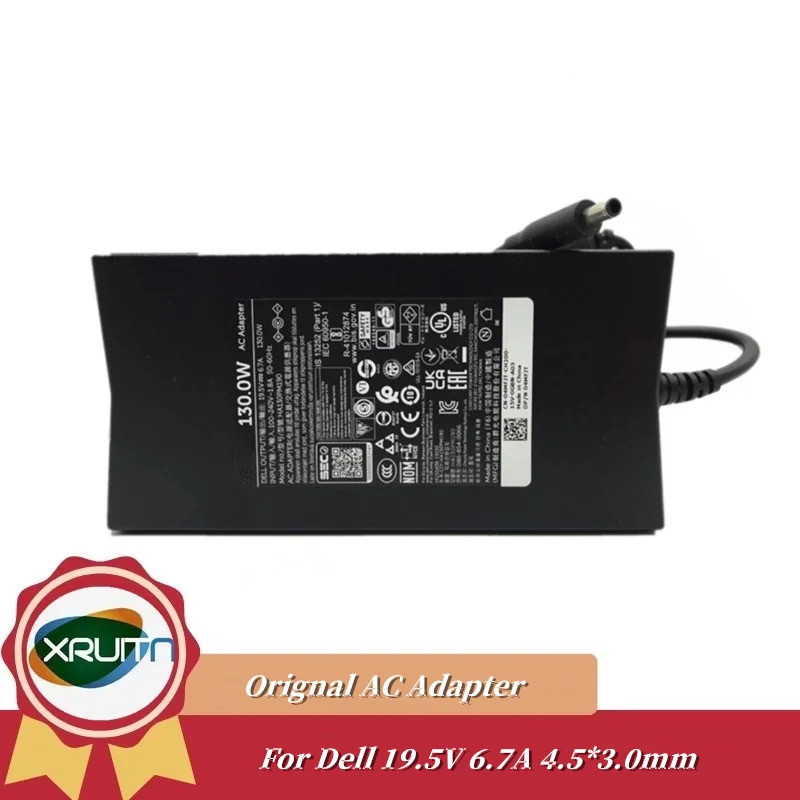100% Original LA130PM190 HA130PM190 19.5V 6.7A 130W แล็ปท็อป AC Adapter Charger สําหรับ Dell แล็ปท็อ