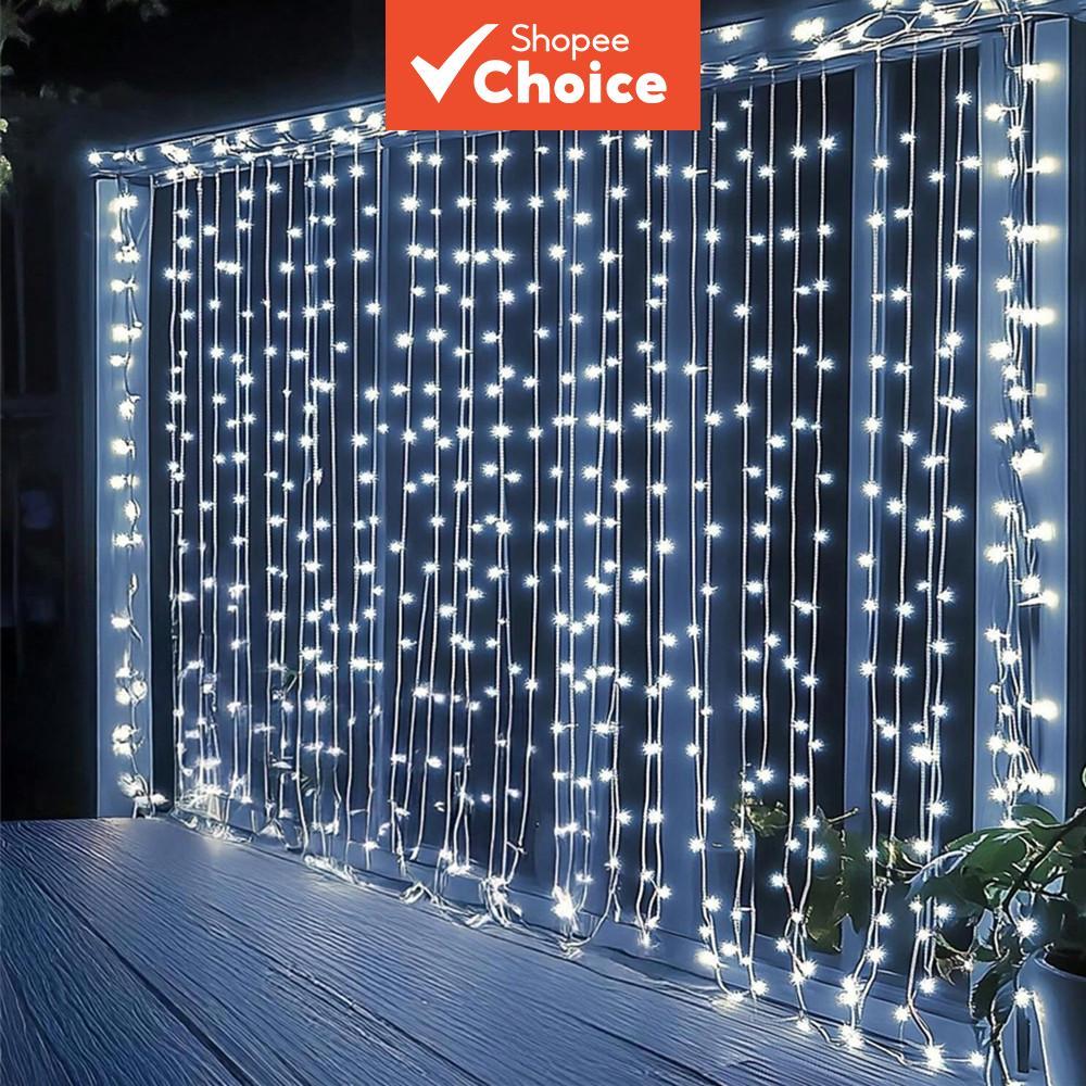 ไฟสาย USB LED ประดับตกแต่ง ม่านนางฟ้า สําหรับคริสต์มาส ปาร์ตี้ งานแต่งงาน วันเกิด ห้องนอน บ้าน