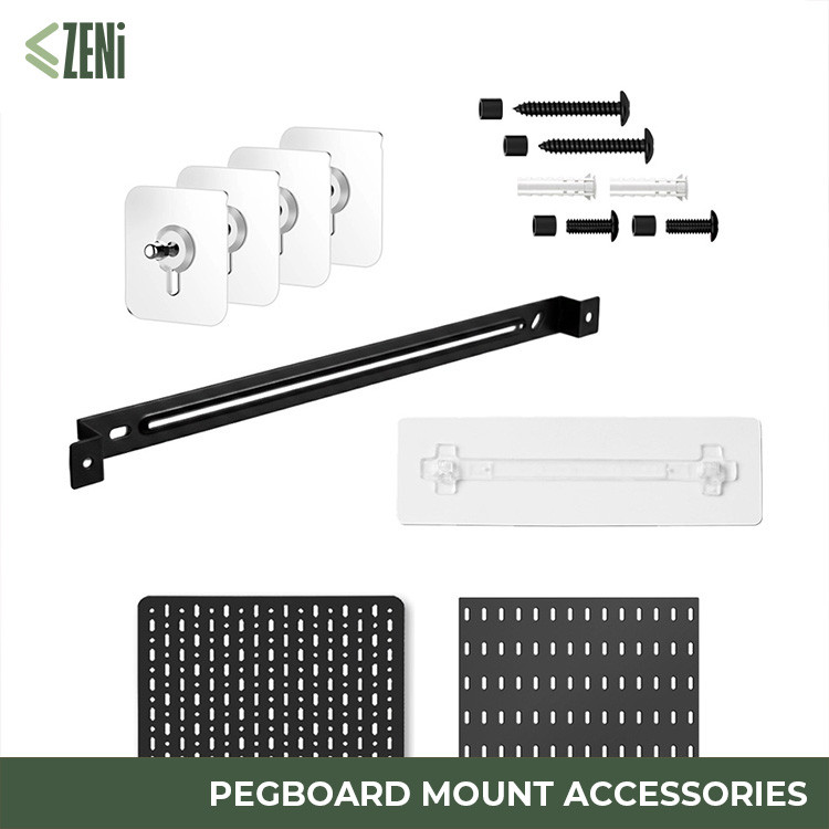 ZENi Pegboard Replacement Sticker Hook & Wall Mount สําหรับ ZENi & IKEA PEGBOARD เท่านั้น