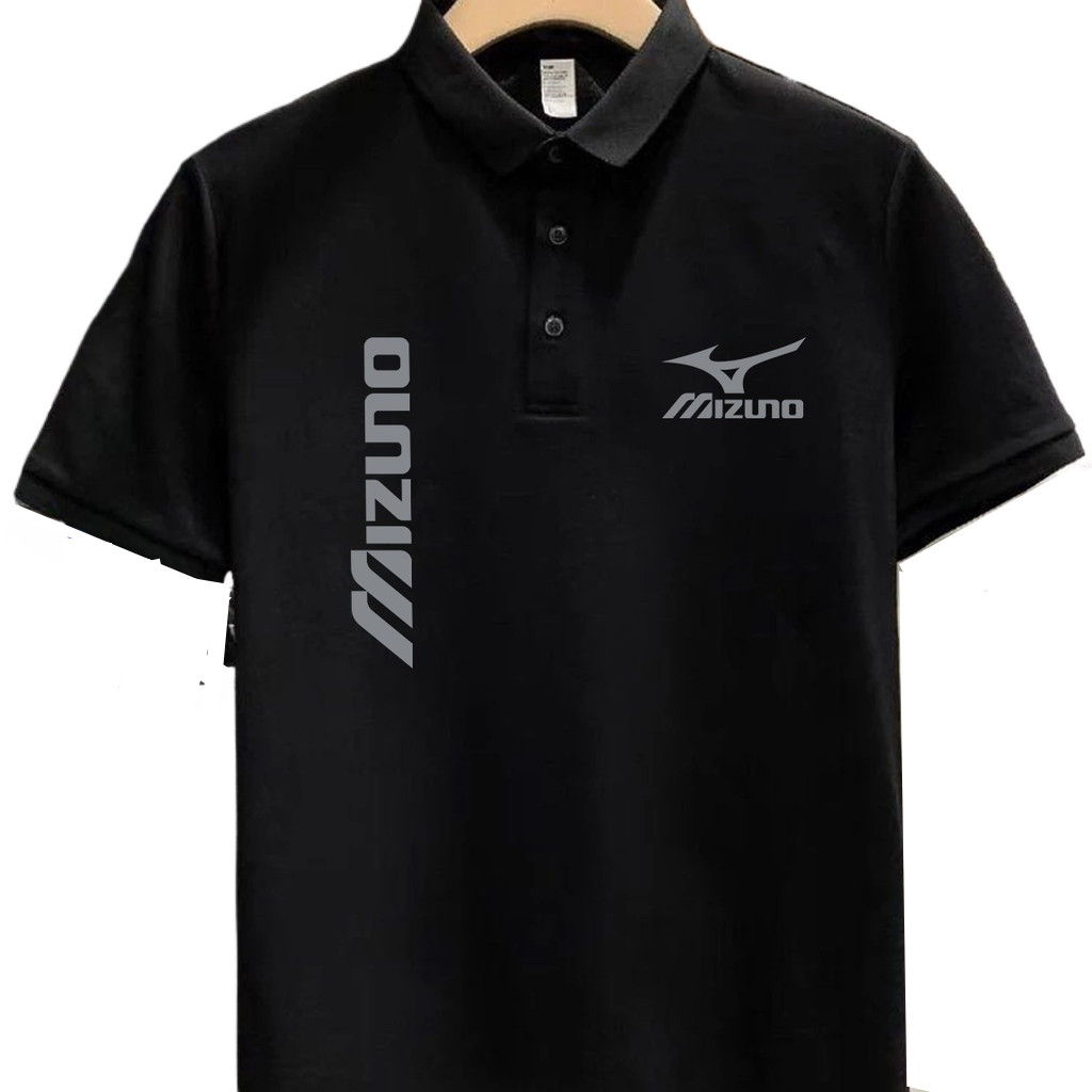 เสื้อยืดฤดูร้อนเสื้อโปโลมิซูโน่ MIZUNO POLO T-shirt ผ้า Cotton 100% เก็บปลายทาง รับประกัน-สกรีนสวย-ตรงปก ขนาด S-3XLเสื้อ