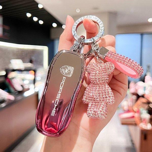เหมาะสําหรับ Porsche Key Case Bag Cayenne Cayenne Cayenne Cayenne Cayenne ฝาครอบป้องกัน
