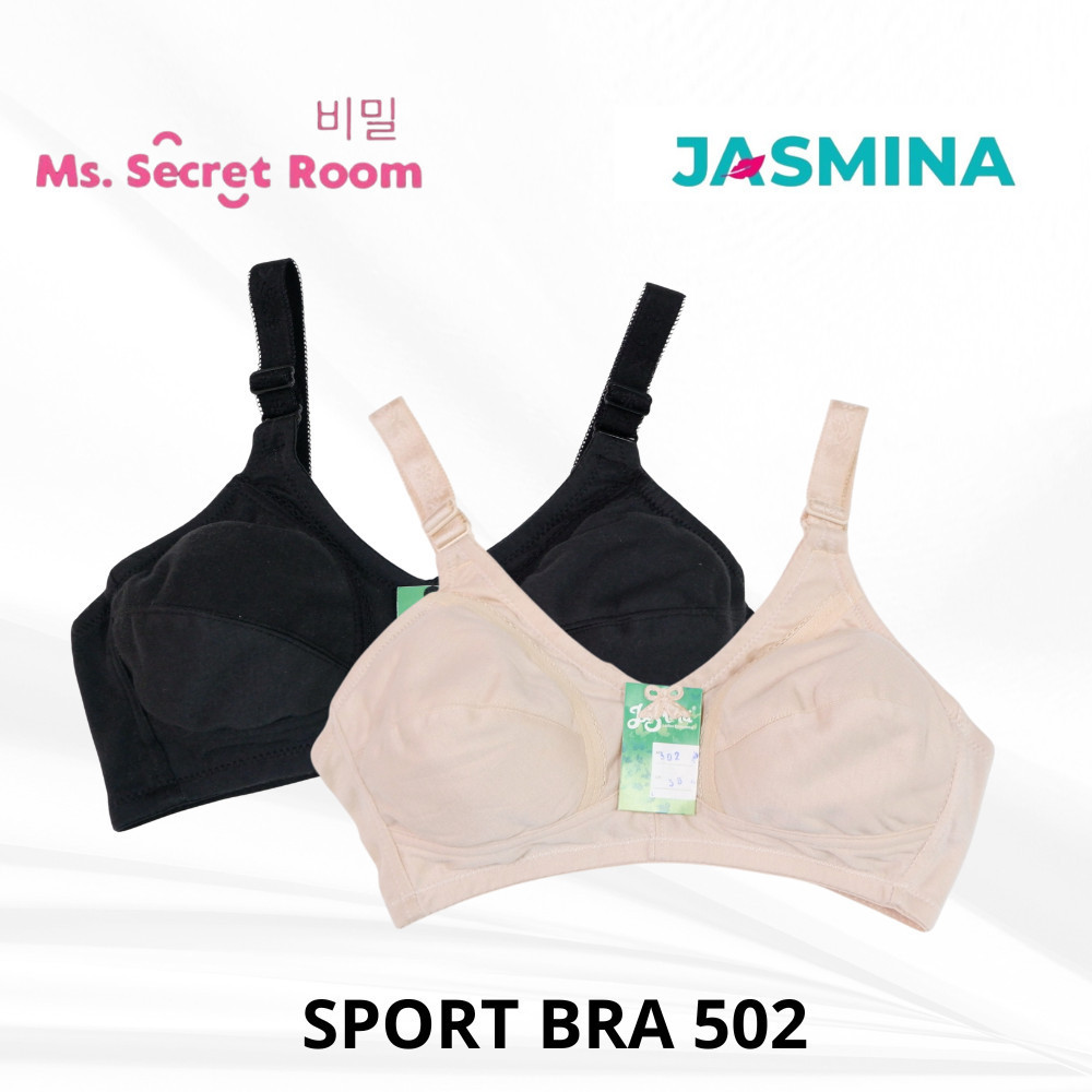 KATUN BRA BH DAILY SPORT BRA BASIC 502 | ถ้วยบี | ถ้วยเต็ม | ขนาด 36 - 42 | ไม่มีลวด | ไม่มีโฟม | FI