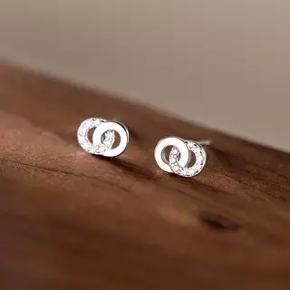 Evermore Earrings ต่างหูเงินแท้ S925 [MERCELO]