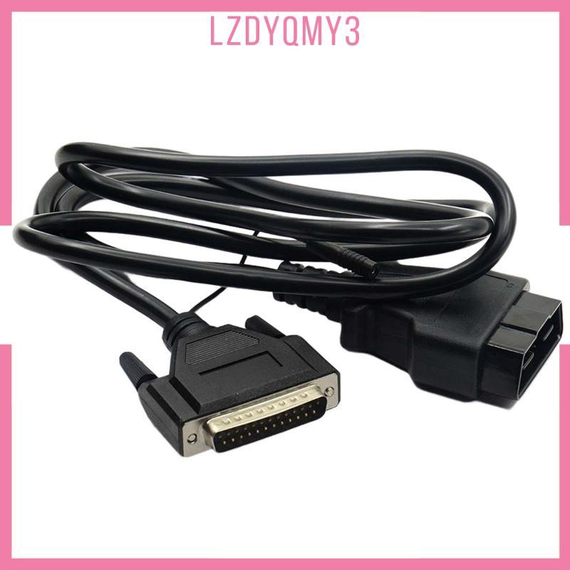 [Lzdyqmy3] สายไฟขยายวินิจฉัย OBD2 สายเคเบิลอะแดปเตอร์ PVC 16 พินสําหรับวัดระบบเครื่องยนต์ Kess V2