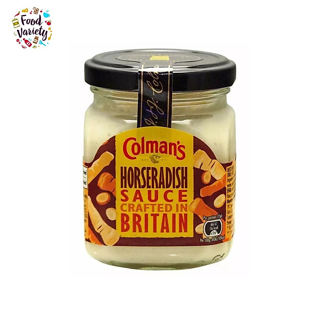 [Best Before 30-Sep-2026]Colman’s Horseradish Sauce 136g โคลแมน ซอสรากฮอร์สแรดิช 136 กรัม