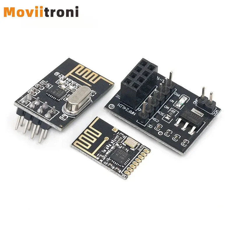 NRF24L01+ 2.4G โมดูลส่งข้อมูลไร้สาย 2.4GHz NRF24L01 รุ่นอัพเกรด NRF24L01 + PA + LNA 1000 เมตรสําหรับ