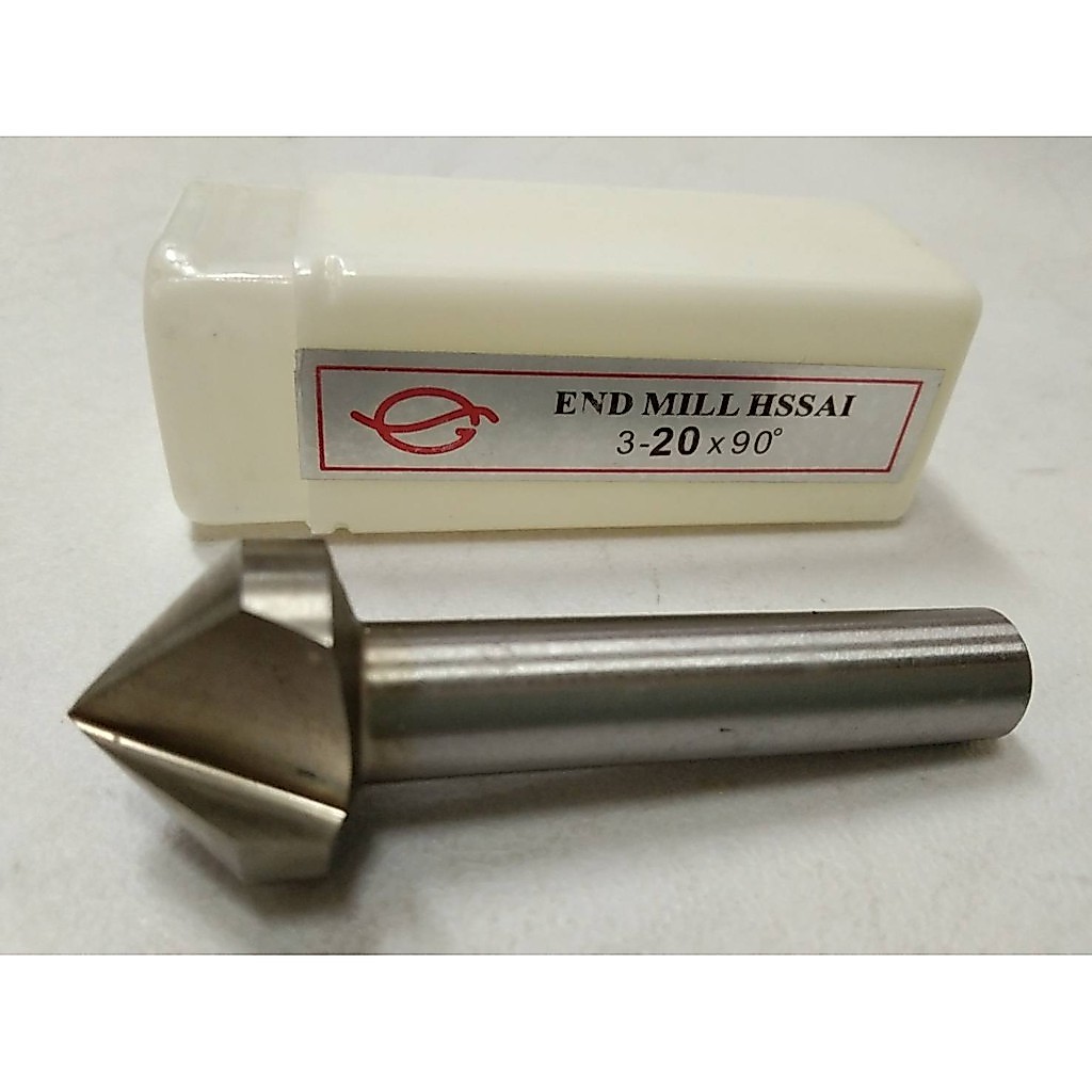 HASSAI Chamfering tools 90° - ดอกลบคม 90 องศา ดอกคว้านเตเปอร์ 90 องศาขนาด 3-20mm.x90องศา สำหรับงานเหล็ก และงานอลูมิเนียม