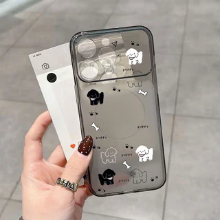 สุนัขน่ารัก For iPhone เคสไอโฟน 11 12 เปลือกที่เรียบง่าย 13 14 15 16 17 PLUS B4PRO MAX X XS MAX XR 7/8PLUS