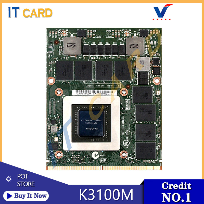 เหมาะสําหรับ Apple A4369 90 ซม.Quadro K3100 K3100M 4GB กราฟิกการ์ด N15E-Q1-A2