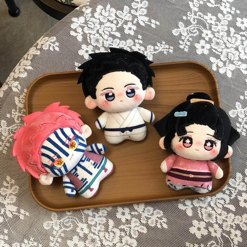 2026 สินค้าใหม่ Demon Slayer Demon Slayer Tanjiro Demon Slayer สมาชิก 10 ซม.ตุ๊กตาตุ๊กตาอะนิเมะตุ๊กต