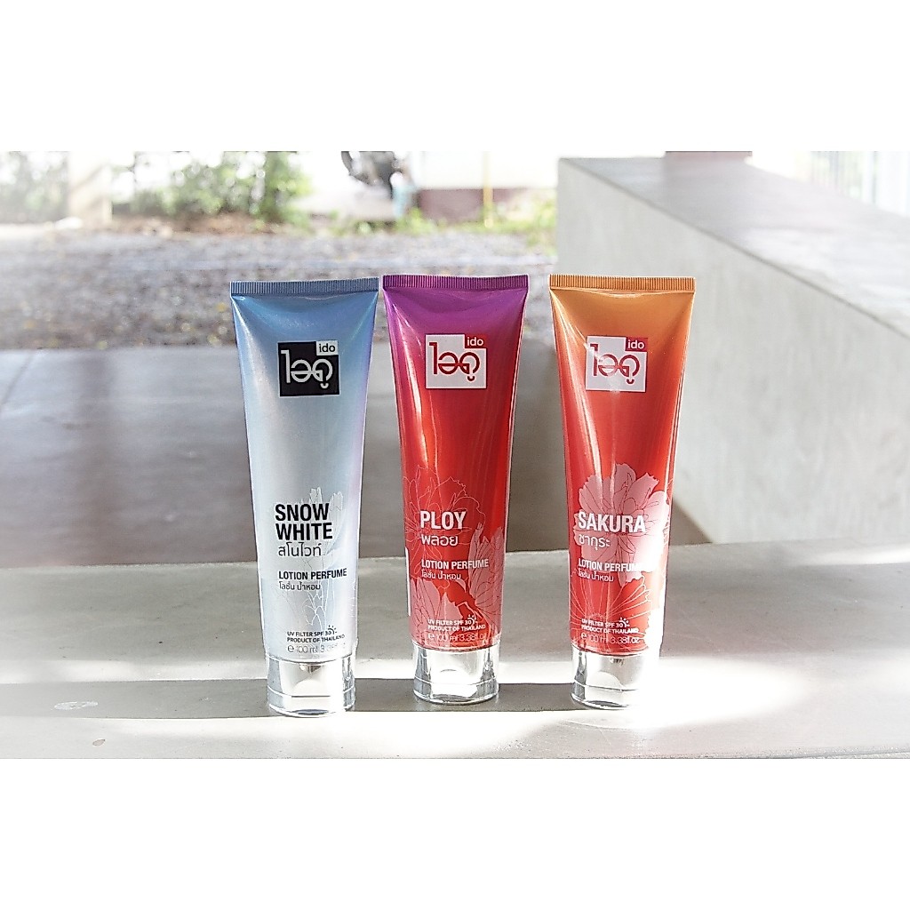 โลชั่นน้ำหอมไอดู ของเเท้💯% กันแดด SPF 30 ขนาด 100 ml. กลิ่นหอมติดทนนาน ( มีให้เลือก 8 กลิ่น )
