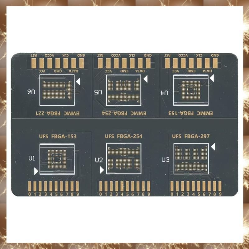 (OKB)Flash 64 Board Flash 64 BGA ISP Board Flash 64 FBGA 153 254 297 สําหรับ F64 Lite Ultra Box
