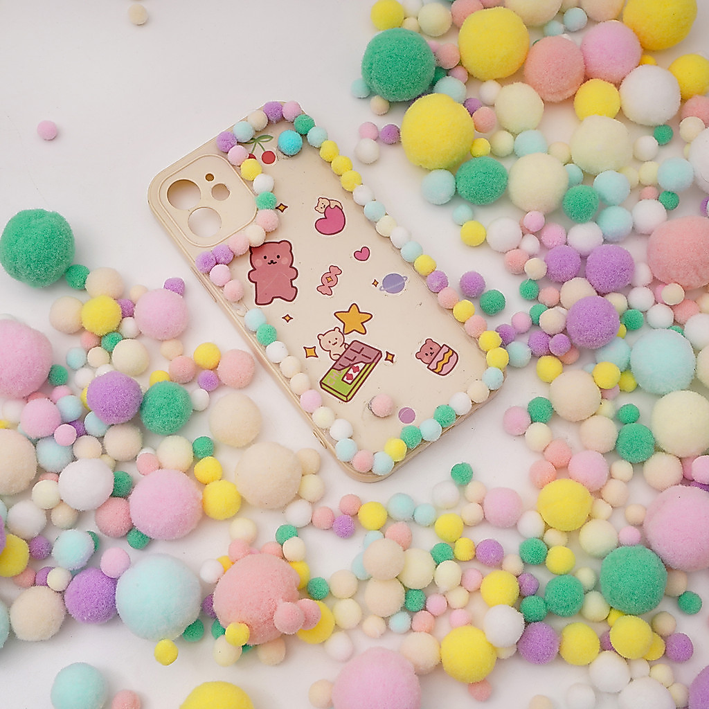 [0.8-3 ซม.] Macaron สี Series Plush Ball DIY Handmade ขนาดเล็ก Plush Ball ทําเคสโทรศัพท์ตุ๊กตาอุปกรณ์เสริมผม