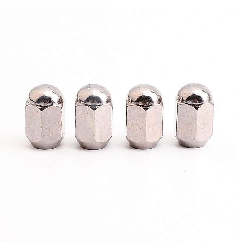 4 ชิ้น M10 * 1.25 Acorn ล้อ Lug ถั่ว 10 มม.สกรู Bolt หัวสําหรับ 125cc ATV Go Kart UTV Buggy Quad 4 ล้อ