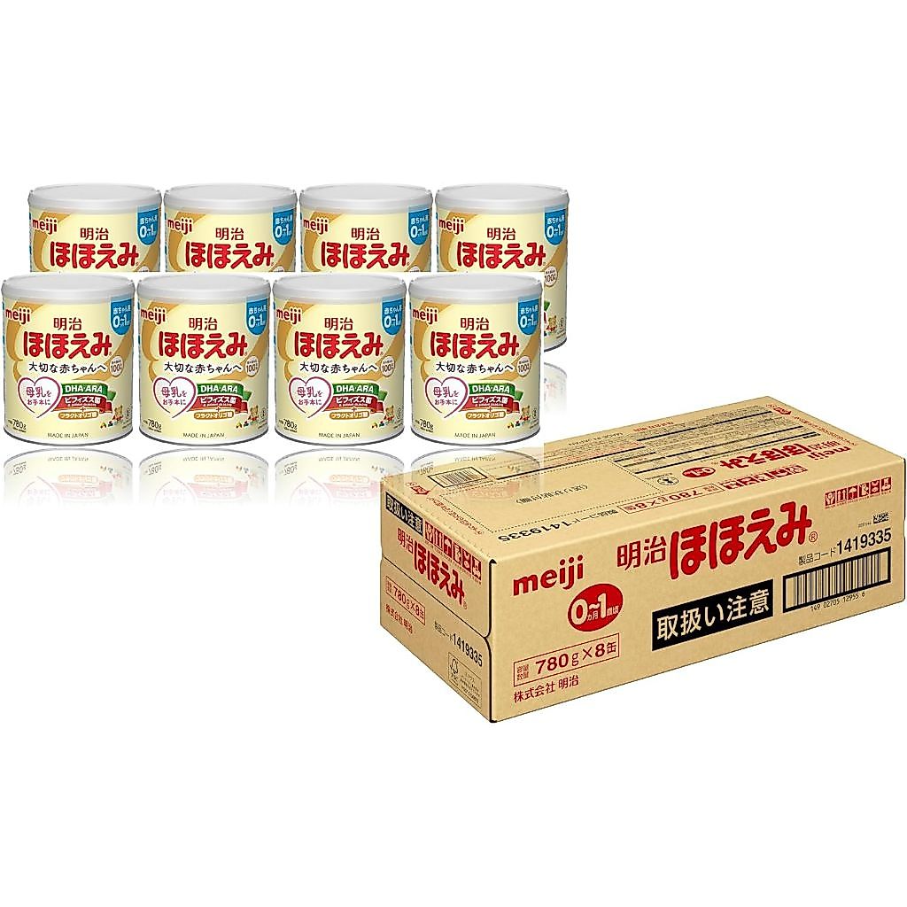พร้อมส่งทันที/ส่งด่วน ยกลัง Meiji Hohoemi Milk 0-1 ปี Exp.2027