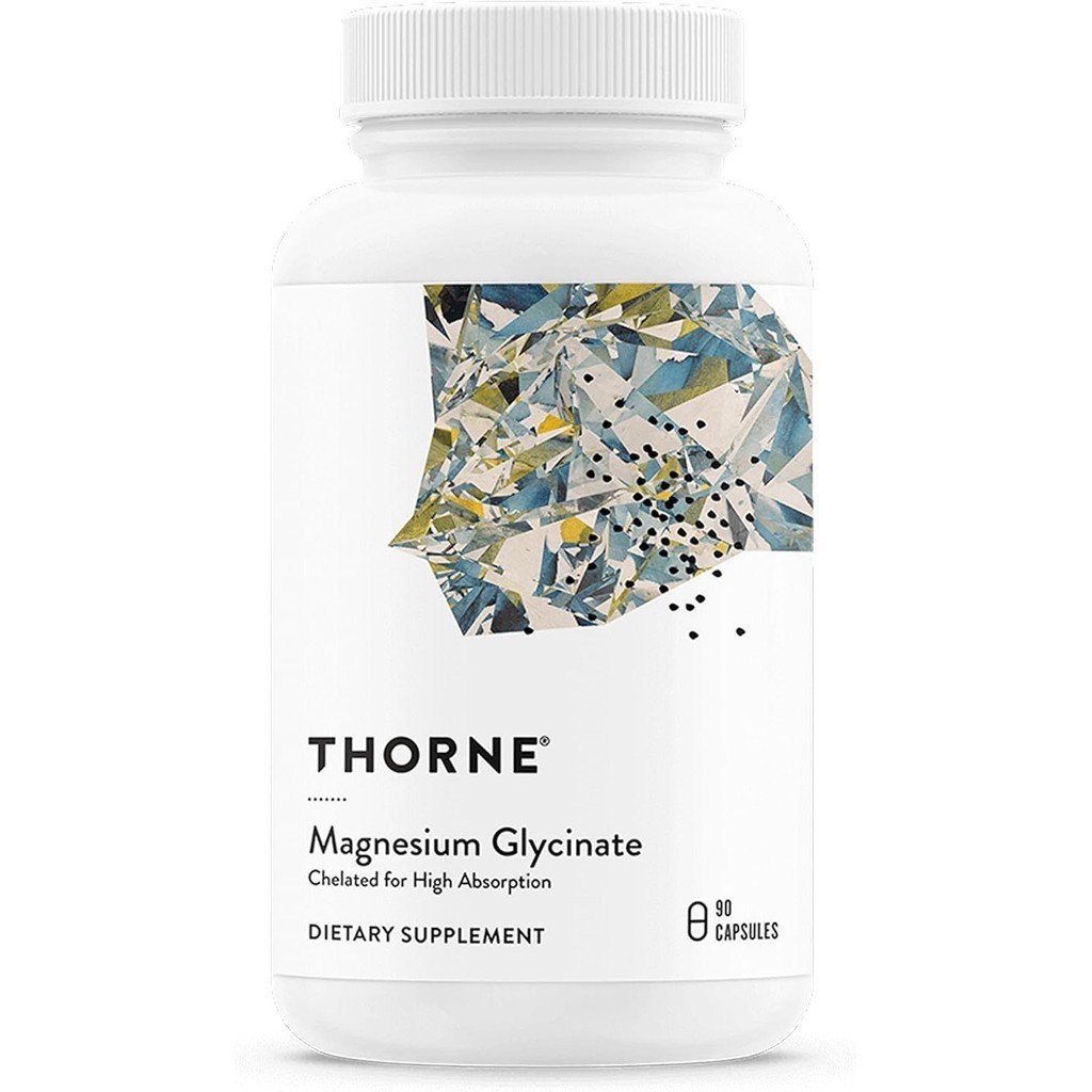 THORNNE - Magnesium Glycinate - Support Restful Sleep, Muscle Relaxation, Heart Health, ทัวร์ite Met