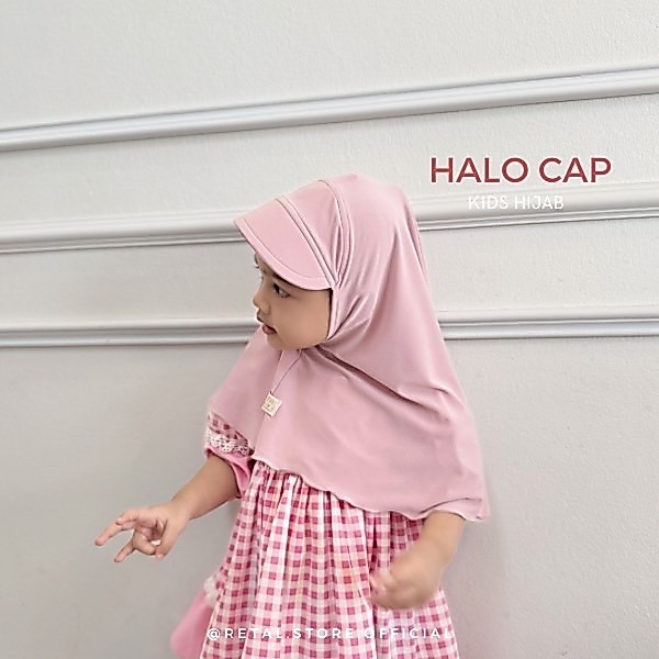 ฮิญาบหมวกสีพื้น - HALO CAP - RETAL STORE