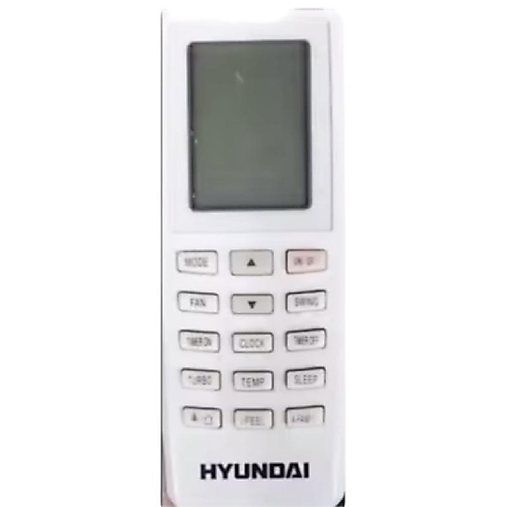 รีโมทแอร์ใช้สำหรับ HYUNDAI (จะเป็นตัวใช้แทนจะไม่ตรงกับภาพที่ได้รับจะเป็นคนละแบบกันแต่ใช้แทนกันได้)
