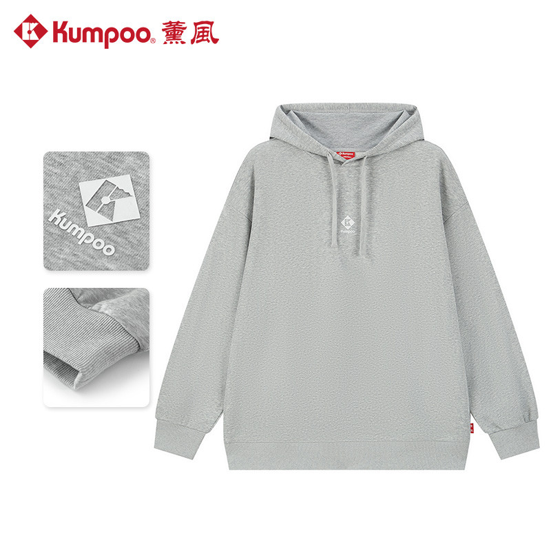 สไตล์รมควันสินค้าใหม่แบดมินตันเสื้อกีฬาเสื้อฮู้ดลําลองผ้าฝ้ายนุ่ม K243U-9100