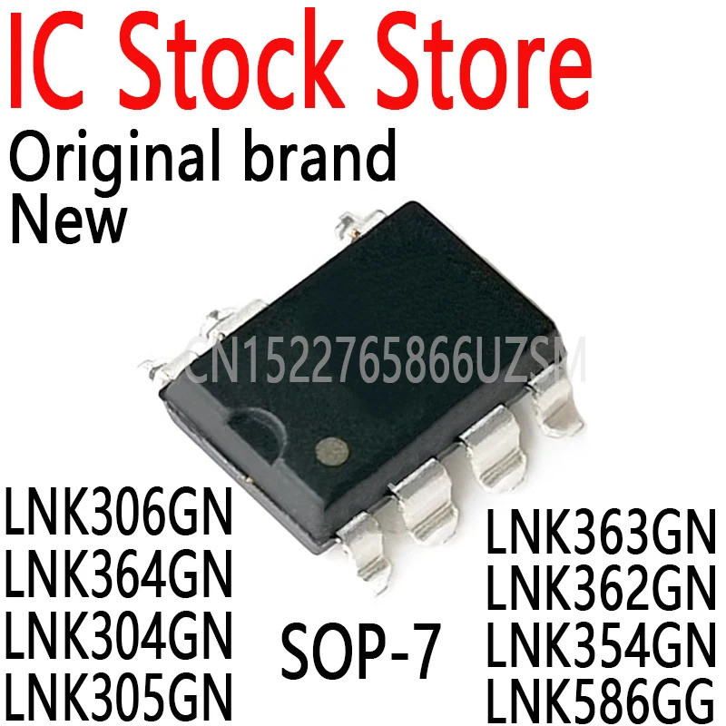 5PCS LNK306 LNK305 LNK306 LNK304 LNK364 SMD LNK306GN LNK364GN LNK304GN LNK305GN LNK363GN LNK362GN LN