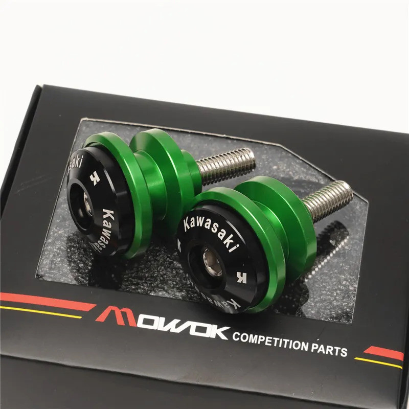 🔩น็อตตะปูยกรถหลังอลูมิเนียม สำหรับ Kawasaki Z900 Z650 Z400 Ninja650 Ninja400 ZX25R อุปกรณ์แต่งรถสปอร