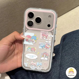เคสโทรศัพท์การ์ตูนน่ารักเมโลดี้ เคสไอโฟน 17 16 สำหรับ iPhone 15 12 17 13 11 16 14 Pro Max 17AIR 16 15 14 Plus
