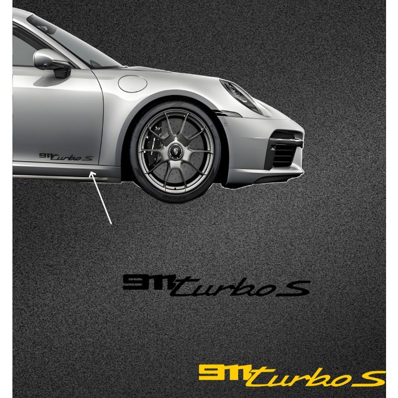 Suitable for PORSCHE stickers, 911 Turbo S door stickers, 992 rear decoration stickers