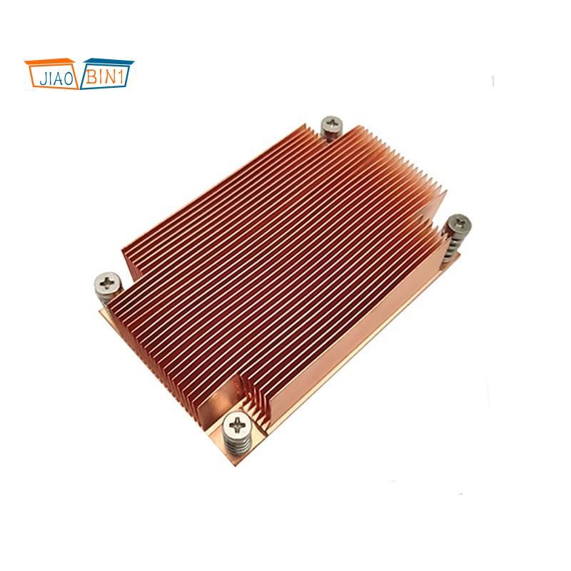 1U Server CPU Cooler LGA2011 ทองแดงบริสุทธิ์ Vapour Chamber ฮีทซิงค์สําหรับพัดลมเงียบสําหรับ ITX บาง