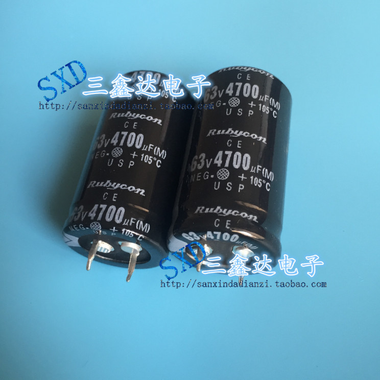 63V4700UF 4700UF63V ยี่ห้อใหม่เครื่องขยายเสียง Electrolytic Capacitor 25 * 40 25 * 50