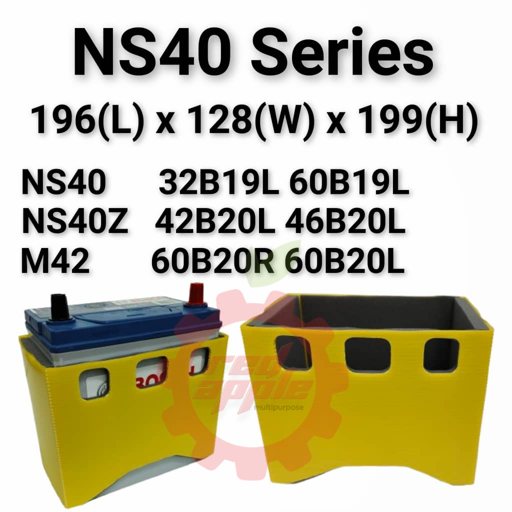 BATTERY JACKET Honda / Perodua / Toyota NS40 M42 NS40ZL ฝาครอบป้องกันแบตเตอรี่รถยนต์